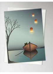 THE LANTERNS - greeting card (Uitverkocht)