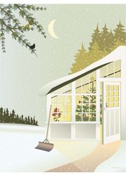 CHRISTMAS IN THE GREENHOUSE - poster (Vendu)