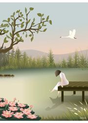 GIRL ON THE BRIDGE - poster (Ausverkauft)