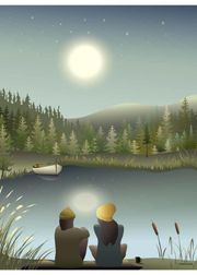 MOONLIGHT WITH YOU - poster (Sold Out)