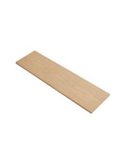 White Pigmented Lacquered Oak Veneer - X-Large (Udsolgt)