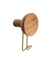 Walnut/Satin Brass - Large (Esaurito)