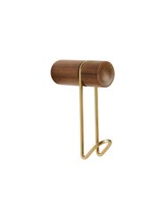 Walnut/Satin Brass - Small (Esaurito)