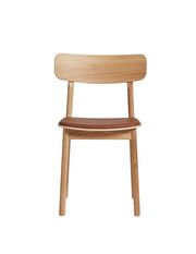 Oiled Oak W. Cognac Leather Seat (Udsolgt)