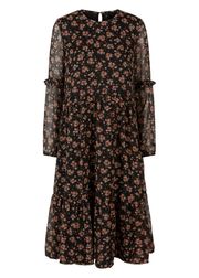 Black w. Bloomy Print (Ausverkauft)