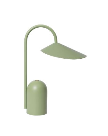 Ferm Living - Trådløs lampe - Arum Portable Lampe - Tea Green