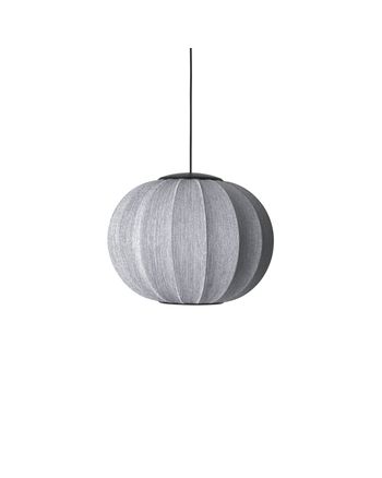 Made by Hand - Pendel - Knit-Wit Anniversary Pendant LED - Glitter Silver Ø45 Round