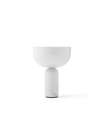 New Works - Bordlampe - Kizu Portable Lamp - White Marble