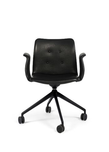 Bent Hansen - Chair - Primum Chair Dynamic - Zenso 2 Læder 207 - Black