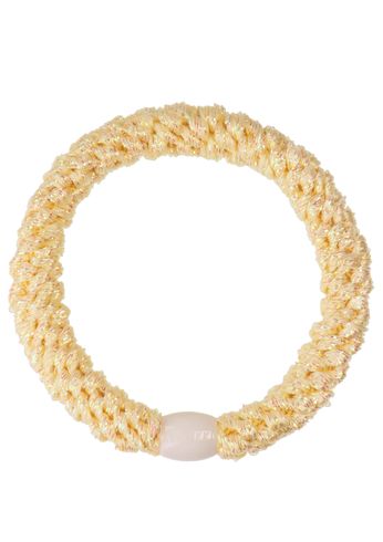 Bon Dep - Hair Ties - Kknekki Hair Ties - Light Yellow Glitter