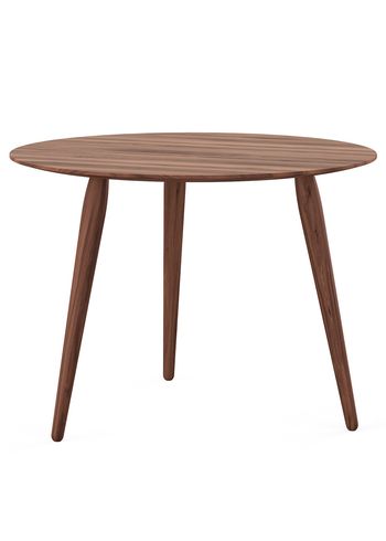 Bruunmunch - Coffee Table - PLAYround - Walnut, natural oil Ø60