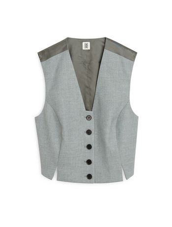 By Malene Birger - Weste - Bettas - Grey Melange