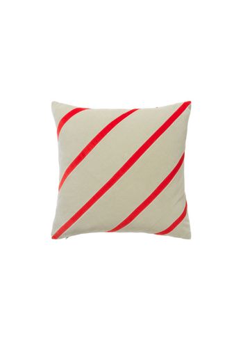 Christina Lundsteen - Kissen - AYA pillow - Sage / tomato