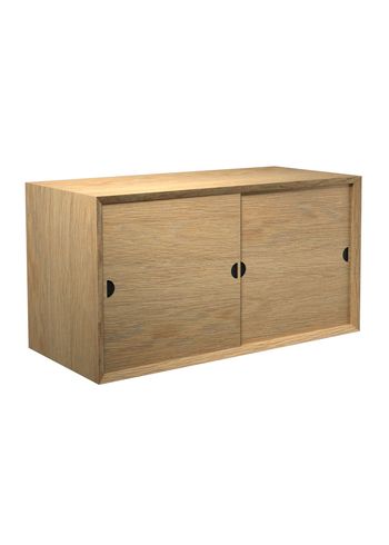 dk3 - Reolsystem - System Cado - Cabinet w/ 2 Sliding Doors In Wood / Oak - Oil