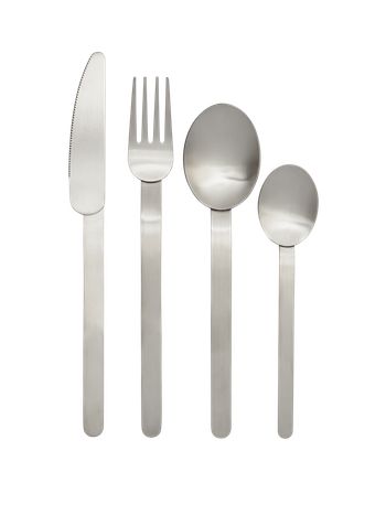 Ferm Living - Cutlery - Stelo Cutlery - Brushed Stainless Steel