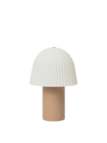 Ferm Living - Portable lamp - Frill Portable Lamp - Rose/White