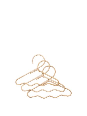 Ferm Living - Appendiabiti per bambini - Wavi Clothes Hangers - Natural