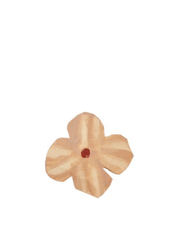 Ferm Living - Children's coat hook - Poesie Hand-carved Hook - Rose