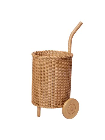 Ferm Living - Contenitore per bambini - Tukki Trolley - Natural