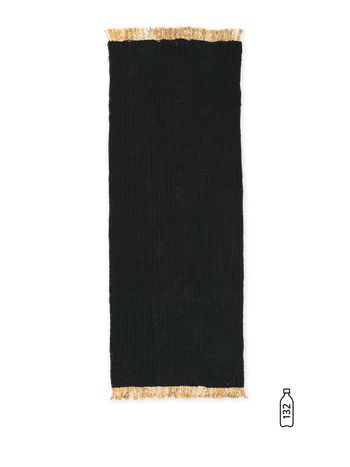 Ferm Living - - Block Runner - Block Runner - Black/Natural