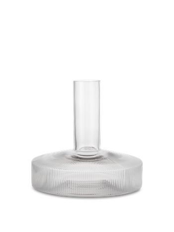 Ferm Living - Caraffa - Ripple Wine Carafe - Ripple Wine Carafe - Clear