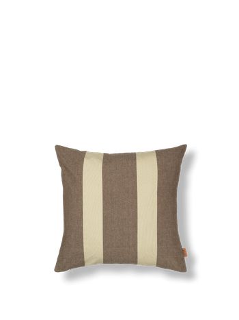 Ferm Living - - Strand Outdoor Cushion - Carob Brown/Parchment