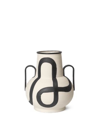 Ferm Living - - Trace Vase - Trace Vase - Off-white