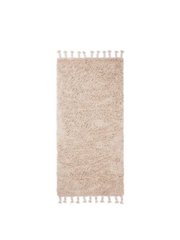 Ferm Living - Dywanik - Amass Long Pile - Runner - Off-white