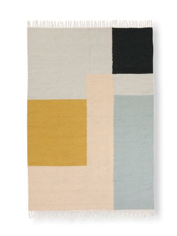Ferm Living - Teppich - Kelim Rug- Squares - Medium