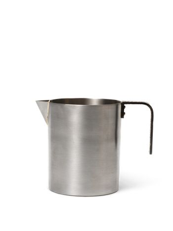 Ferm Living - Brocca - Obra Milk Jug - Stainless Steel - Stainless Steel