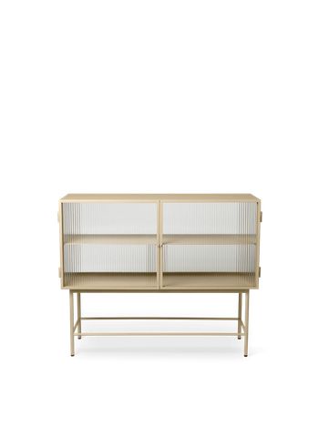 Ferm Living - Lipasto - Haze Sideboard - Reeded Glass - Cashmere