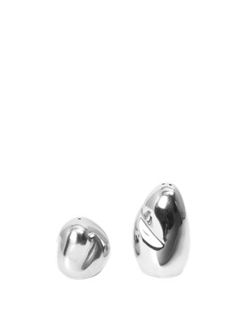 Ferm Living - Moulin - Orevo Salt And Pepper Shakers - Polished Stainless Steel