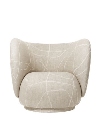 Ferm Living - Poltrona - Rico Lounge Chair - Utzon-Can Lis - Sand/Off-White