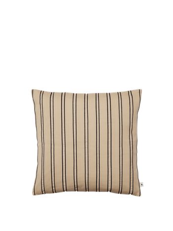 Ferm Living - Housse de coussin - Twill Cushion Cover - Cashmere/Black