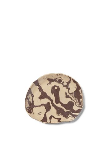 Ferm Living - - Ryu Platter - Ryu Platter - 26 - Sand/Brown