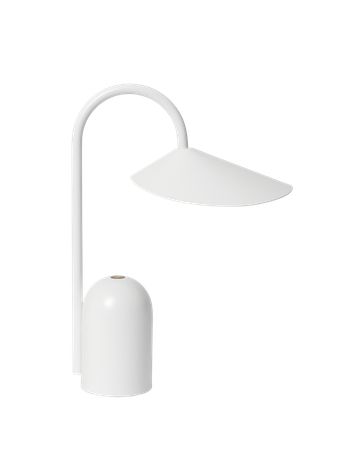 Ferm Living - Portable lamp - Arum Portable Lamp - White