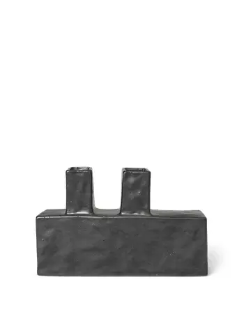 Ferm Living - Vaso - Koa Vase - H17 - Black