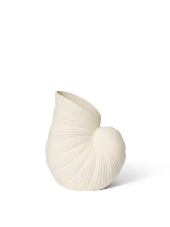 Ferm Living - Vase - Shell Vase - Off-white