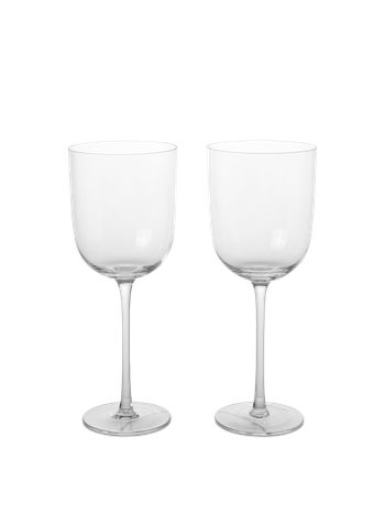 Ferm Living - Wine glass - Host Red Wine Glasses - Host Red Wine Glasses - Set of 2 - Clear