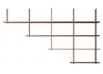 Fogia - Librería - Bond Configuration / FC4041 - Lacquered Walnut