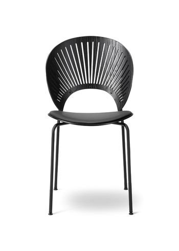 Fredericia Furniture - Krzesło do jadalni - Trinidad Chair 3396 by Nanna Ditzel - Omni 301 Black / Oak Smoked Stained / Black