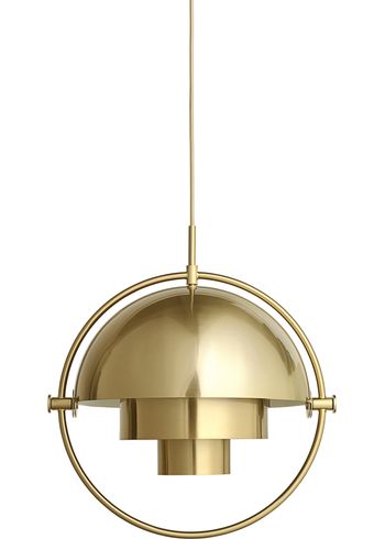 GUBI - Pendel - Multi-Lite Pendant - Base: Brass / Shade: Shiny Brass