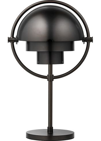 GUBI - Trådløs lampe - Multi-lite Portable Lamp, Eu - Lamp Base: Black Brass, Lamp Shade: Black Brass