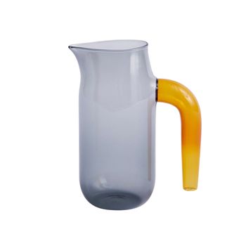 HAY - Jug - Glass Jug - Large - Charcoal