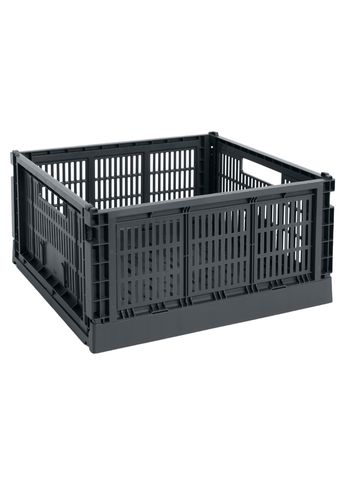 HAY - Lådor - Hay Colour Crate Large Square - Charcoal