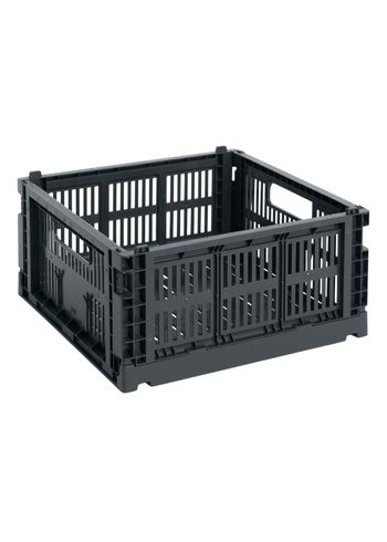 HAY - Lådor - Hay Colour Crate Medium Square - Charcoal