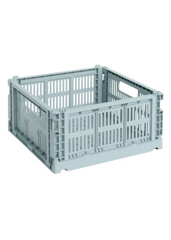 HAY - Lådor - Hay Colour Crate Medium Square - Dusty blue