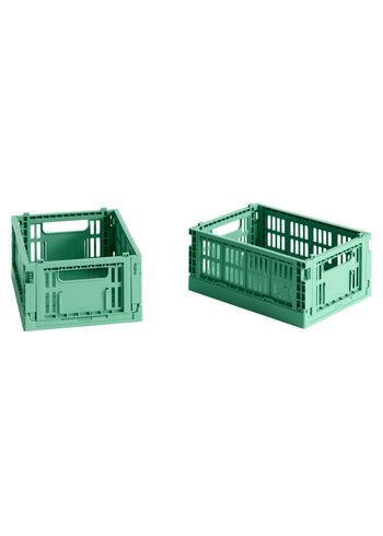 HAY - Kasser - Hay Colour Crate Mini - Dark mint