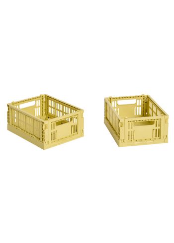 HAY - Kasser - Hay Colour Crate Mini - Dusty Yellow