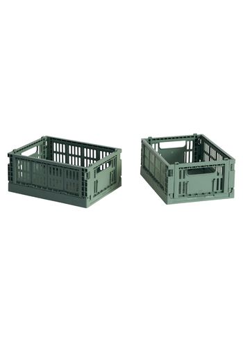 HAY - Kasser - Hay Colour Crate Mini - Sage Green